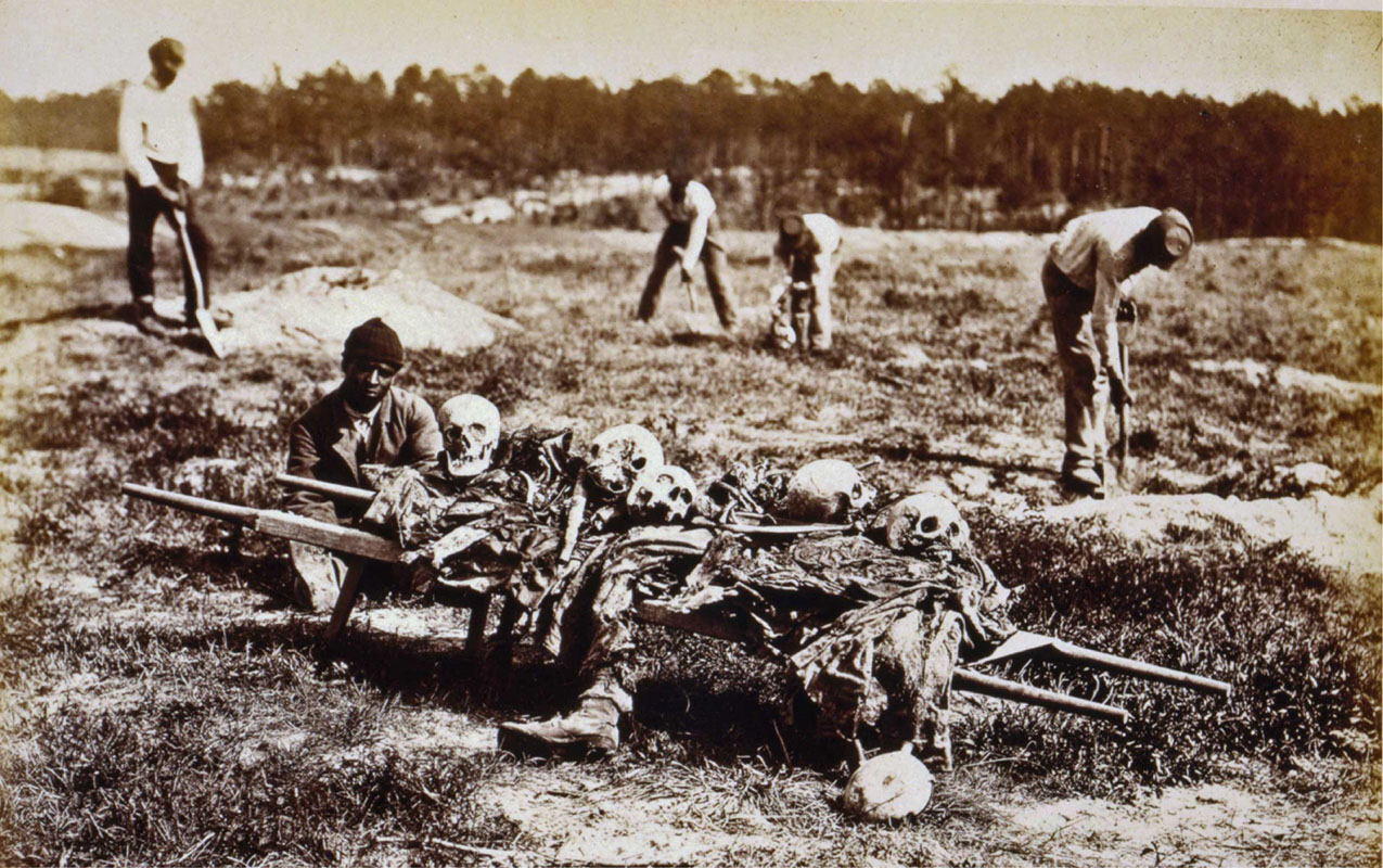 Photograph by John Reekie showing the battle-field of Cold Harbor.