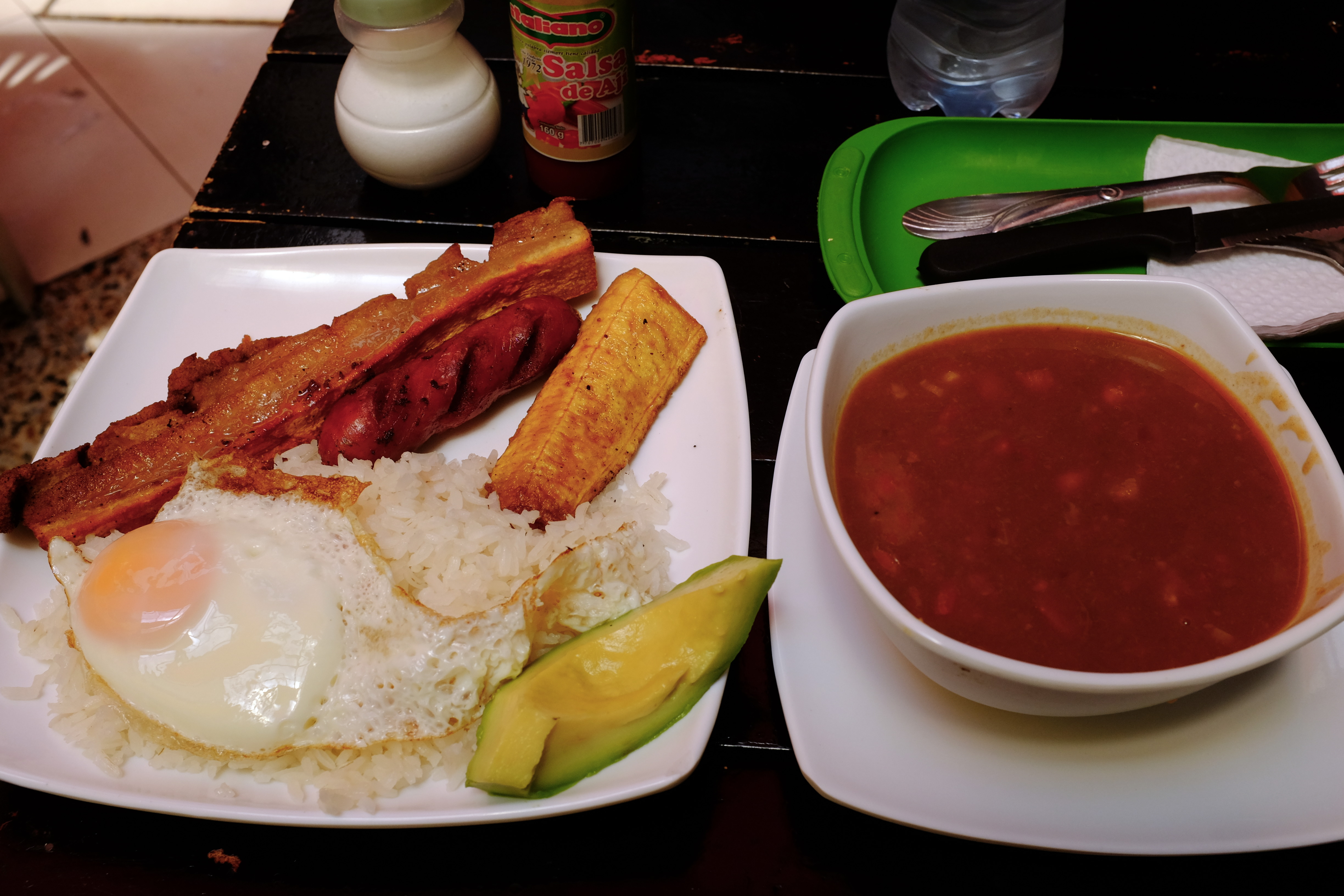 A plate of food 