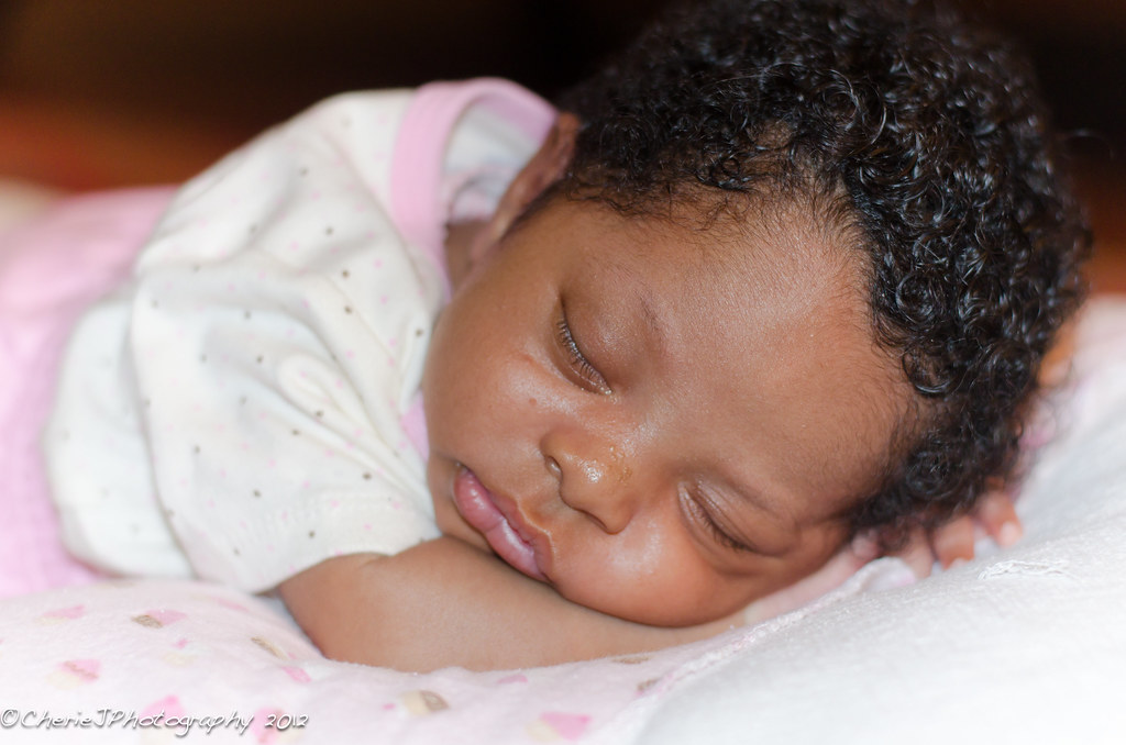 Beautiful sleeping baby 