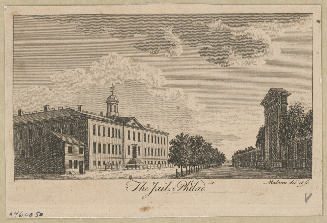 Illustration of the Walnut Street Prison