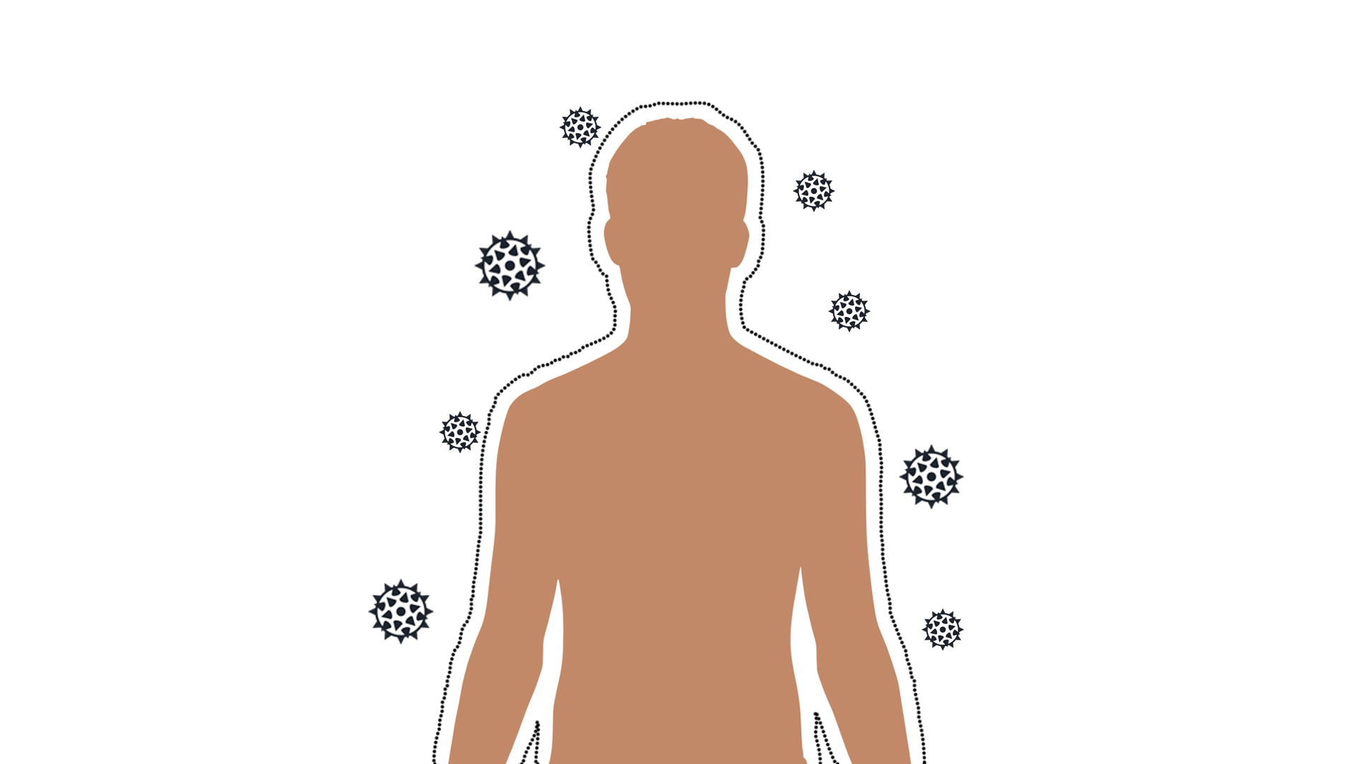 An illustration depicting the function of the immune system