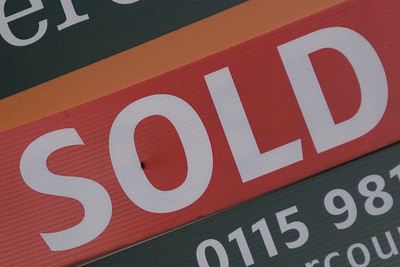 Red Sold Sign by Diana Parkhouse. Flickr. CC BY 2.0. 